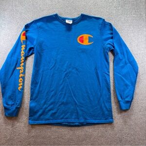 Vintage Champion Men’s size Large Long Sleeve Tee